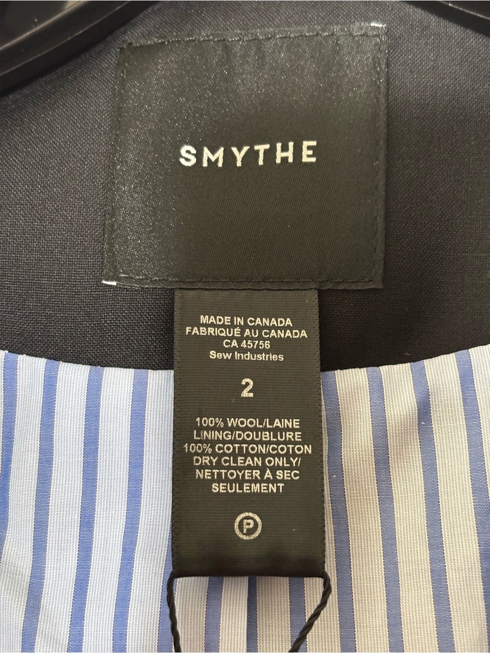 NWT SMYTHE X WEARCISSA Wear Cisco Collab Wrap Blazer Black Size 2 - Picture 12 of 13
